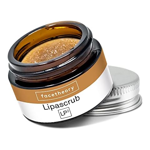 facetheory Lipascrub LP2 - Organic Lip Scrub and Lip Exfoliator, Moisturize and Exfoliate, Made With Natural Ingredients, Lip Scrub For Dark Lips, Vegan & Cruelty-Free, Made in UK | 0.5 fl oz Cover