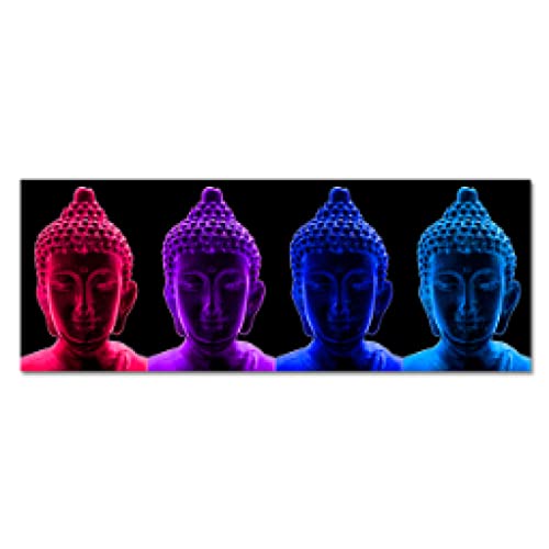 Art mural Bouddha peinture abstraite décoration maison 70x210cm