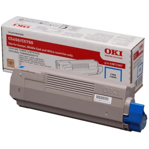 Toner OKI C 5750 cyan 43872307 pour réussir toutes vos présentations