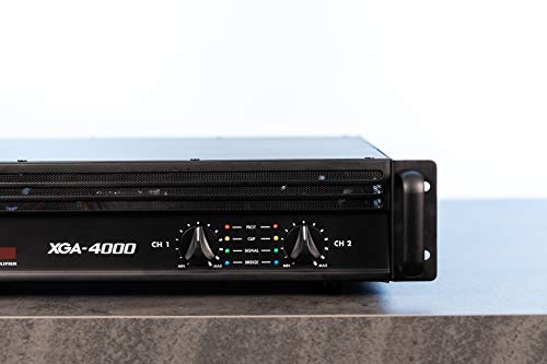 Gemini Professional 800W 2-Channel Power Amplifier – DJ, PA & Live Sound Amp, XLR/RCA in, Speakon Out, Bridge Mode (XGA-4000) by Gemini Sound - Image 3