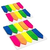 Emraw Colorful Sticky Arrow Flags Page Markers Index Tabs, 0.5