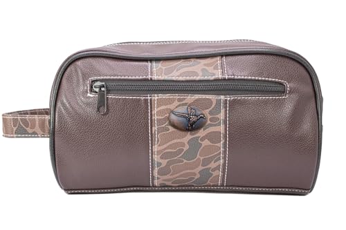 ZEP-PRO Mallard Brown Pebble Camo Mens Toiletry Dopp Bag