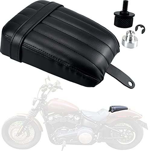Fovplue Rear Passenger Seat,Cushion Seat Pad For 18-Later Street Bob Fxbb,Softail Standard Fxst And '21-Later Street Bob 114 Fxbbs Models With Original Equipment Solo Seat #TOP25