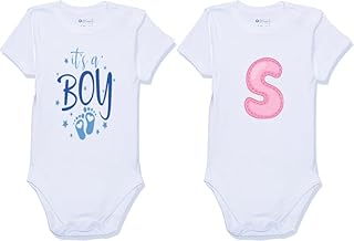 سالوبيت بكباسين من القطن بنسبة 100% باشكال مميزة للاطفال حديثي الولادة من سالوبيت IT'S A BOY (S)