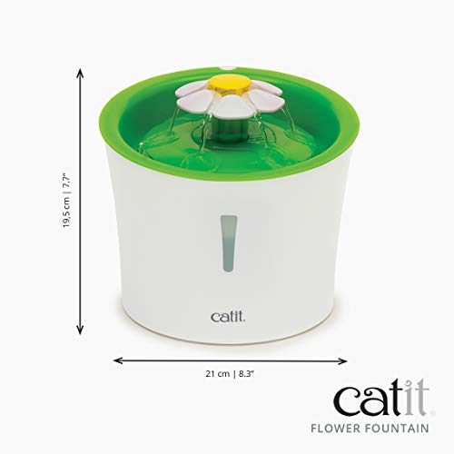 Catit Flower Fountain 3L with Triple-Action Filter — 100oz Cat Water Fountain — view 10