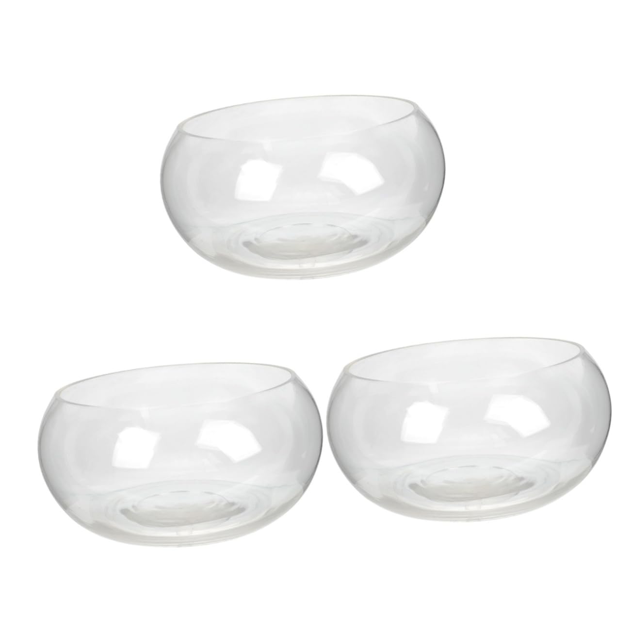 BESPORTBLE 3piezas Bola De Transparente para y Pecera para y Terrario para Decoración De Bodas y