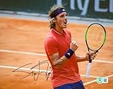 Stefanos Tsitsipas Signed 8x10 Photo Autographed BAS #BG82303 - Autographed Tennis Photos