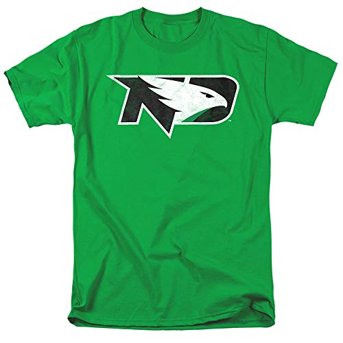 University of North Dakota Official Primary Logo Unisex, Kelly Green, L