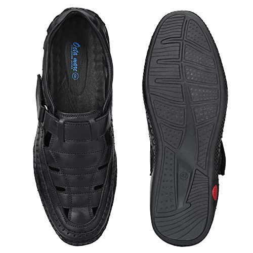 Image of Octa marc Men's Leather Roman Sandal