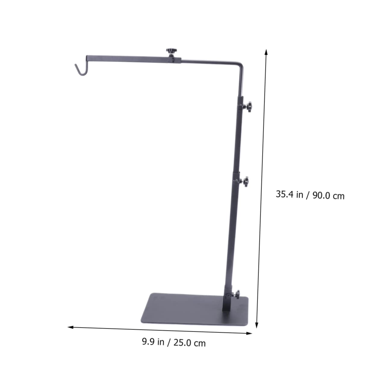 Supporto Lampada Basking per Rettili e Tartarughe, Ferro | Nero, per Acquario e Fish Tank, Struttura da Terra Funzione di Sostegno Luci