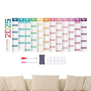 Generisch Jahreskalender 2025 Wandplaner Familienkalender