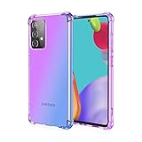 Farbverlaufsdesign: Diese Case hat ein Farbverlaufsdesign, das einfach und modisch ist und die Cover nicht nur strukturierter aussehen lässt, sondern auch das Samsung Galaxy A52 4G / Samsung Galaxy A52 5G / Samsung Galaxy A52s 5G-Handy gut schützt.