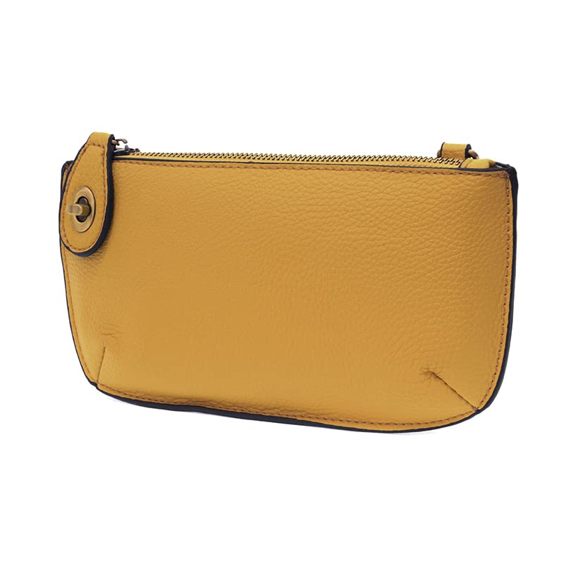 Image of Joy Susan Women's Fashion Purse Mini Crossbody Wristlet Clutch Handbag - Mustard