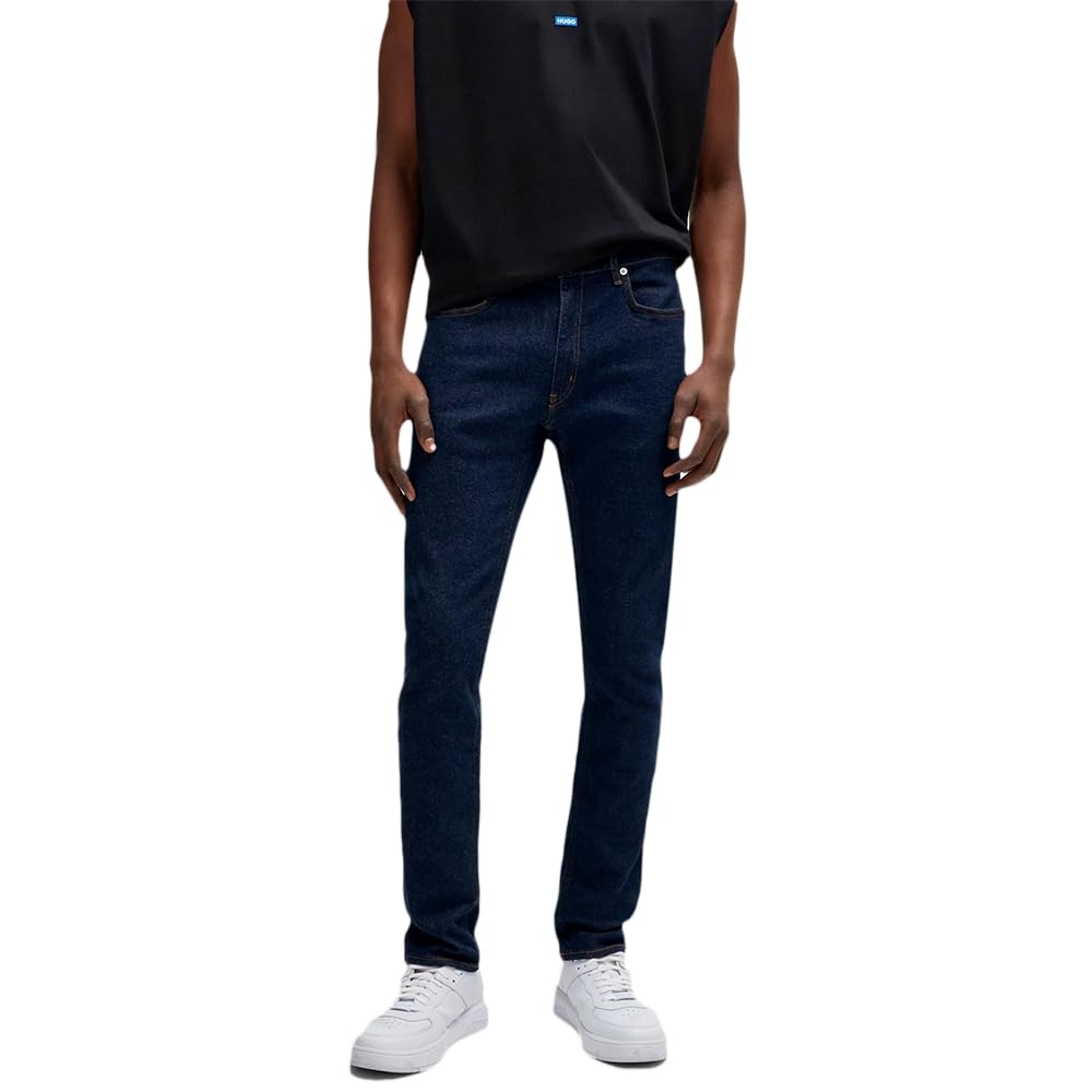 Hugo Men's Dark Blue Zane Jeans - 34-32
