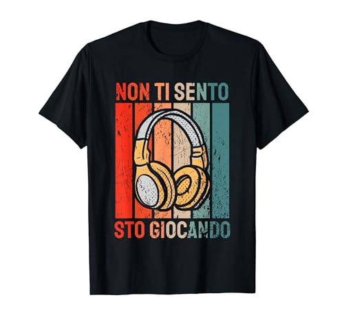 PC Gaming Gamer Giocatore Videogiochi Nerd Controller Maglietta