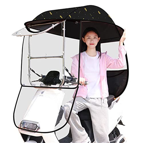 KTTR Motorcycle Sunshade Umbrella Sun Protection Rain Cover Scooter Cover Mobility Scooter Motorcycle Cover Bike Umbrellaaccessories
