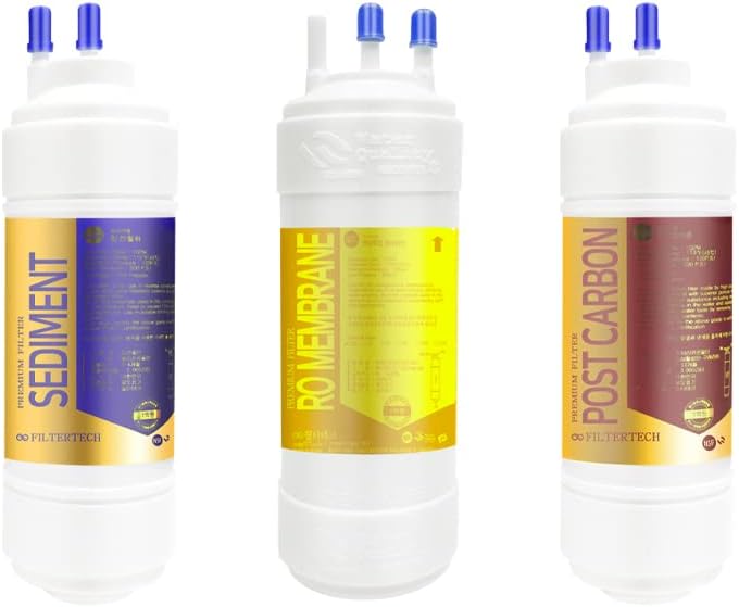 Compatible Replacement Water Filter Set for Coway CHP-250L / CHP-260L / CHP-270L