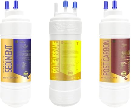 Filtertech Compatible Replacement Water Filter Set for Coway CHP-250L / CHP-260L / CHP-270L