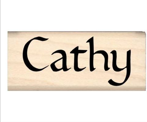 Stamps by Impression Cathy Name Rubber Stamp