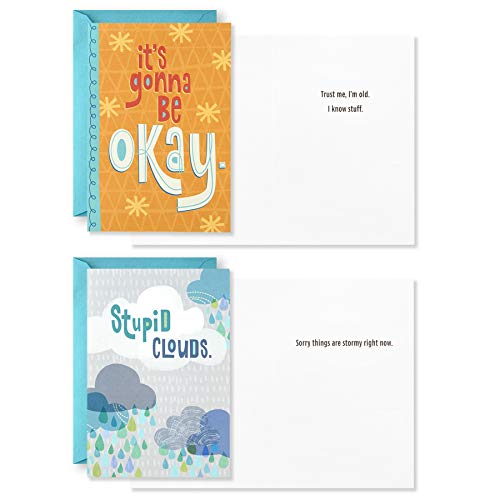 Hallmark Encouragement Cards Assortment For Kids Or Adults (12 Cards And Envelopes, 12 Stickers), Model: 5Stz5110 #TOP2