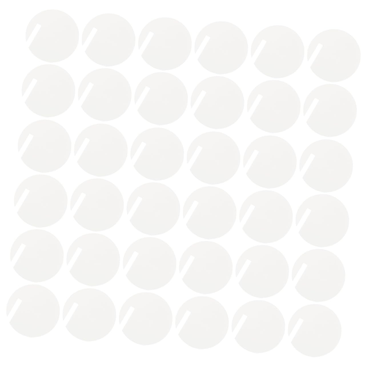 ABOOFAN 60pcs Shaped Acrylic Drink Tags Reusable Wine Glass Markers for Parties Weddings DIY Events Clear Labels for Identifying Drinks and Adding Style