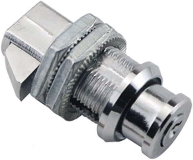 Push-Type Retractable Cabinet Light Box Elevator Door Button Lock Pin Cylindrical 1Pcs(Bronze)