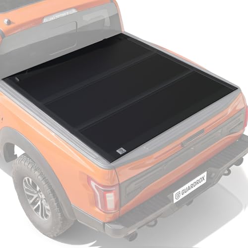L5 Low Profile Hard Tri-Fold Truck Tonneau Cover Compatible with Ford F-150 2015-2025 (5.5 ft Bed) FRP Hard Panel, Waterproof, UV Resistant, Anti-Theft (5.5FT) 5.5FT Low-Pro Tri Fold