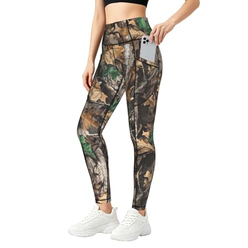 Leggings de gimnasio Cold Tree anticaída con bolsillos para entrenar sin molestias