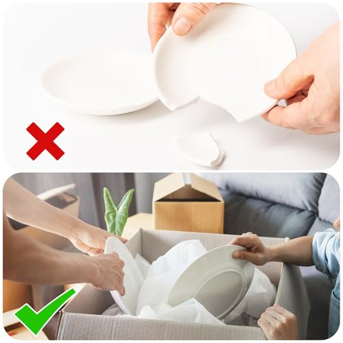 ASelected 50Stk Verpackungsmaterial, Schaumfolie 30 x 30cm Luftpolsterfolie Umzugskartons Schaumstoffverpackung Umzugsverpackung Umzugsmaterial Schaumfolie für Umzug Geschirr Lagerung