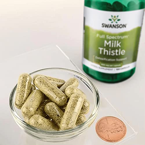 Swanson NO MODEL Milk Thistle - Herbal Liver Support Supplement thumb #1