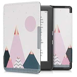 kwmobile hoes compatibel met Kobo Glo HD/Touch 2.0 – Case voor e-reader in roségoud/blauw/poederroze – Glory Mix Bergen