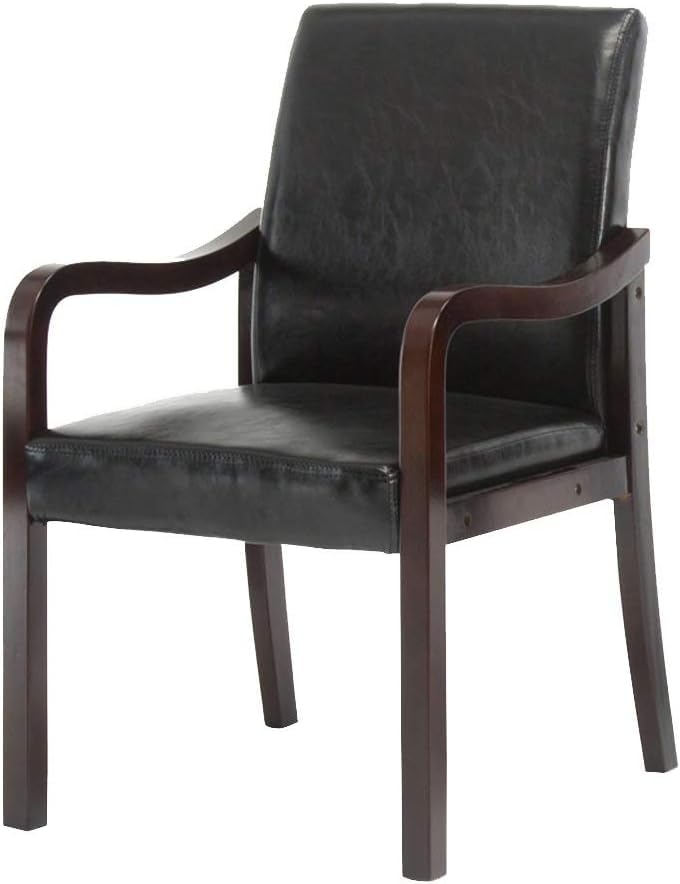 Chaise en bois avec accoudoir au confort haut de gamme