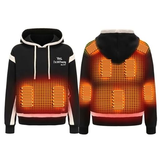 YAOJIWANG Unisexe Sweat-Shirt Chauffant en Polaire, Il Est Conseillé Aux Hommes De Choisir Une Taille Au-Dessus, Il Est Conseillé Aux Femmes De Choisir La Taille Normale