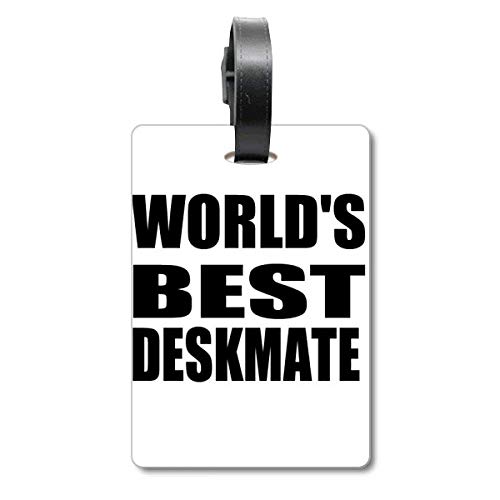 Étiquette pour valise de voyage World's Best Deskmate haute résistance