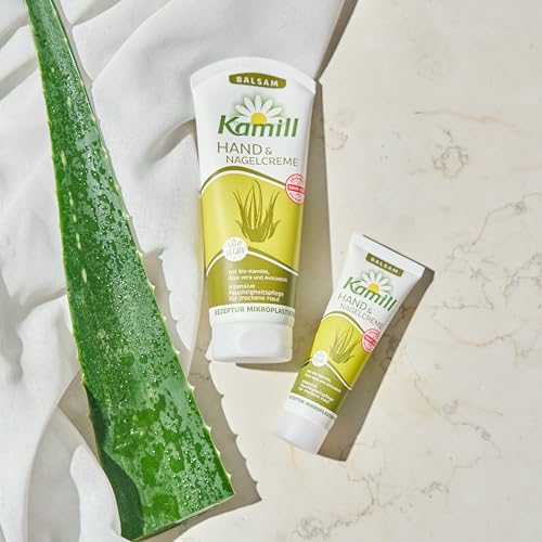 3er Pack Kamill Hand- & Nagelcreme BALSAM (3 x 100ml) - bietet intensive Pflege, Feuchtigkeit & Schutz mit Avocadoöl & Aloe Vera für trockene, beanspruchte Hände, ohne Mikroplastik – Bild 6