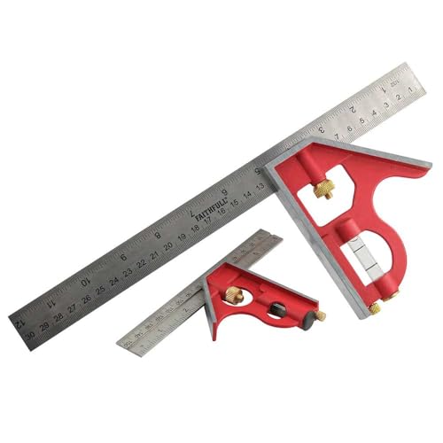 Combination Square Twin Pack 150mm (6in) & 300mm (12in) 2 Combination Square Twin Pack 150mm (6in) & 300mm (12in) - Image 2