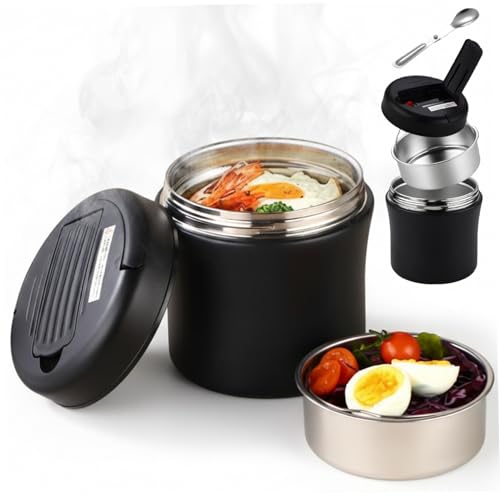 Termo para comida caliente de acero inoxidable de 40 oz que evita usar el microondas 2