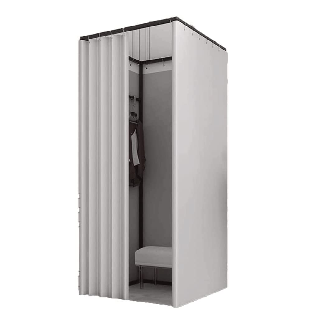 Cabine d'essayage mobile pour magasin vêtement rideau