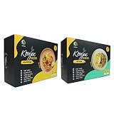 Hethstia 20-Pack Shirataki Rice and Konjac Fettuccine Pasta(Each 5 oz,10 Packs Oat Flavor) Paleo-Fri