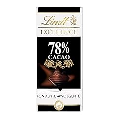 Idea Regalo - Lindt EXCELLENCE Tavoletta di Cioccolato Fondente 78% Cacao, formato 100g