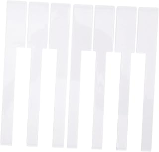 VICASKY 2pcs Repairing Piano Keys White Piano Korean Keyboard White Keyboard Piano Keytops Replacement Piano Parts Piano Key Replacement Durable Piano Keytops Piano Keys Parts Pianist Gift