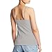 Hanes womens Stretch Cotton With Built-in Shelf Bra Cami Shirt, Grey Heather, Medium US