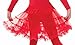 Forum Novelties Child Size Red Crinoline Petticoat Tutu Skirt