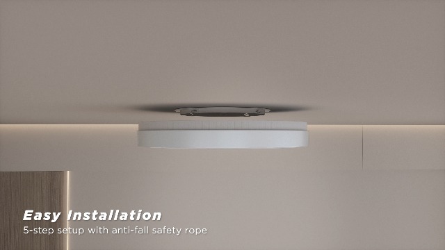 Image of Govee Smart Ceiling Light Pro, RGBIC LED Ceiling Light Fixture, 4800LM Flush Mount Light Fixture, DIY Colors, Compatible with Alexa, 2700K-6500K Lights for Living Room, Bedroom,18 Inch, 1 Pack