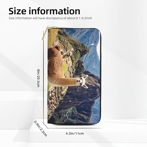 Sheep Printed Long Wallet for Women Men Cute Coin Purse with Card Holder4