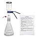 Imagen de QWORK Aparato de destilación de vidrio de filtración al vacío para filtración en laboratorio con embudo graduado de 300 ml