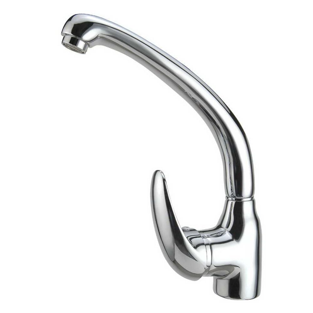 Grifo de Cocina Monomando Cromado de Caño Alto Fundido – (C21N8C)