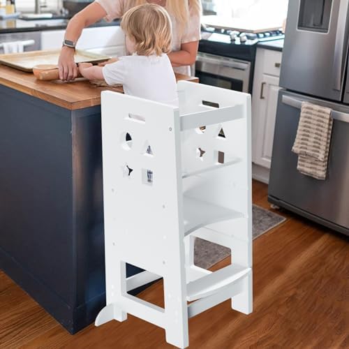 Kitchen Helper Stools for Kids, Toddlers Learning Helper Tower with