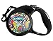 Abstract Eye Painting Retractable Dog Leash - Small