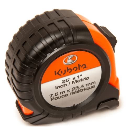 Cinta métrica Kubota 25 pies doble regla miniatura 1